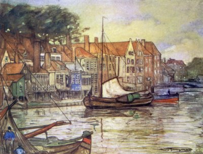 Un canal en Middelburg de Nico Jungman